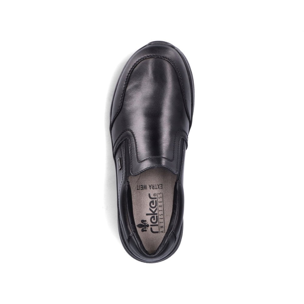 Men's Rieker 14850-00 Slip On Shoes Black | USA-959772