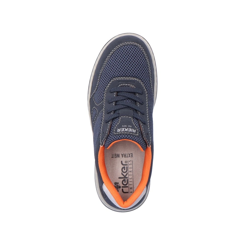 Men's Rieker 17302-14 Sneakers Blue | USA-904209