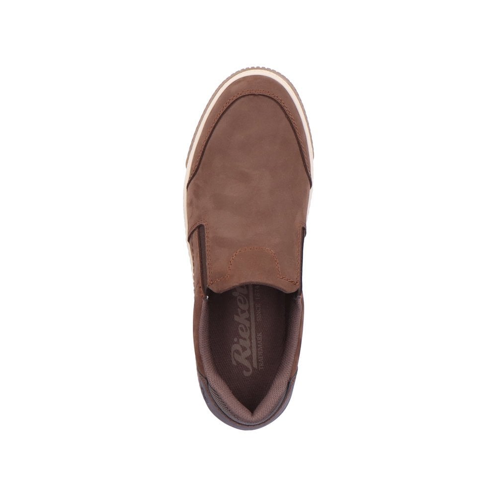 Men's Rieker 18951-25 Slip On Shoes Brown | USA-792366