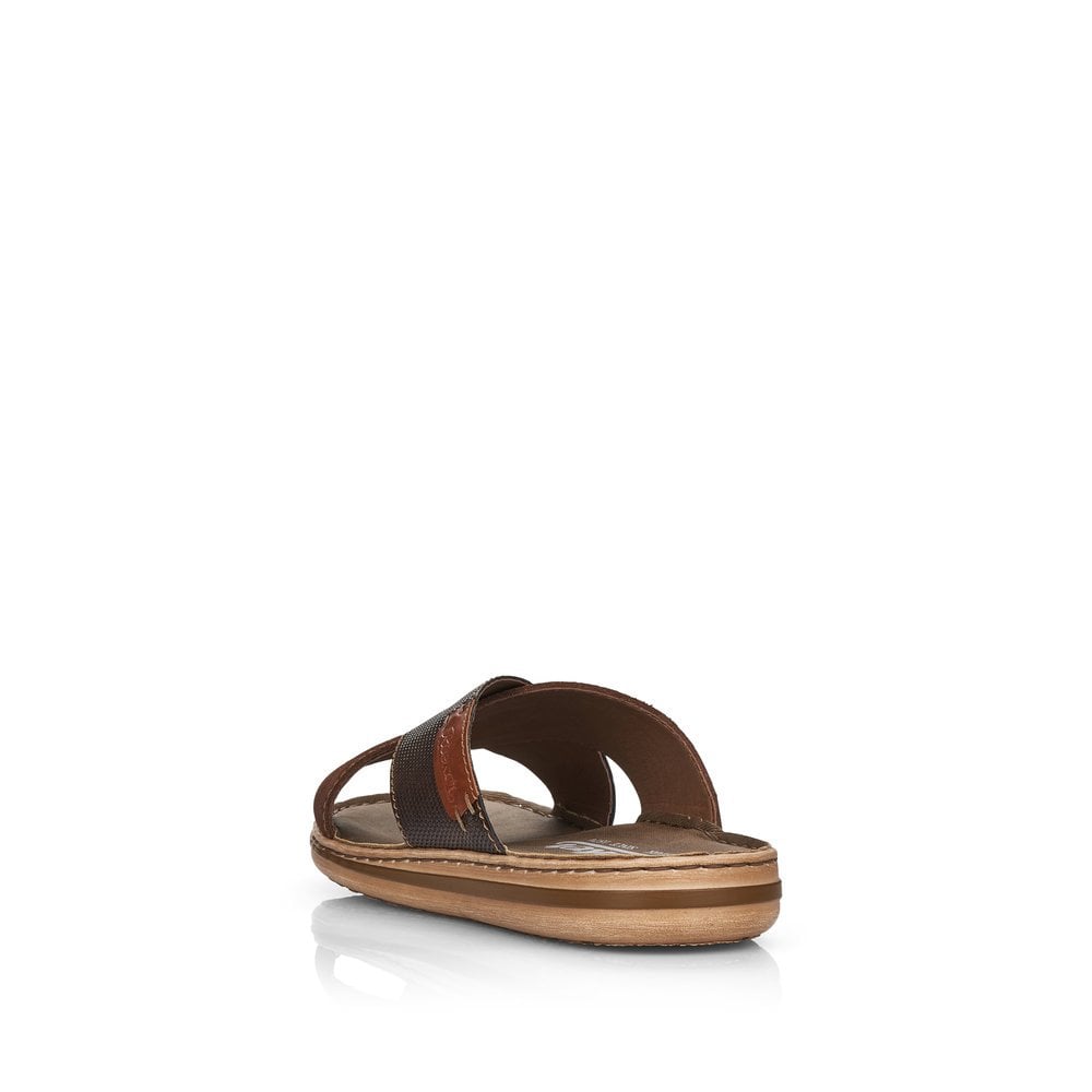 Men's Rieker 21063-20 Slippers Brown | USA-122942