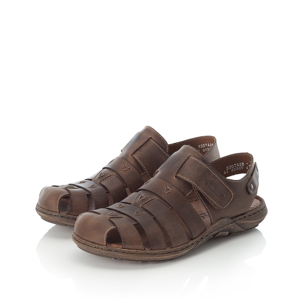 Men's Rieker 22074-26 Walking Sandals Brown | USA-617709