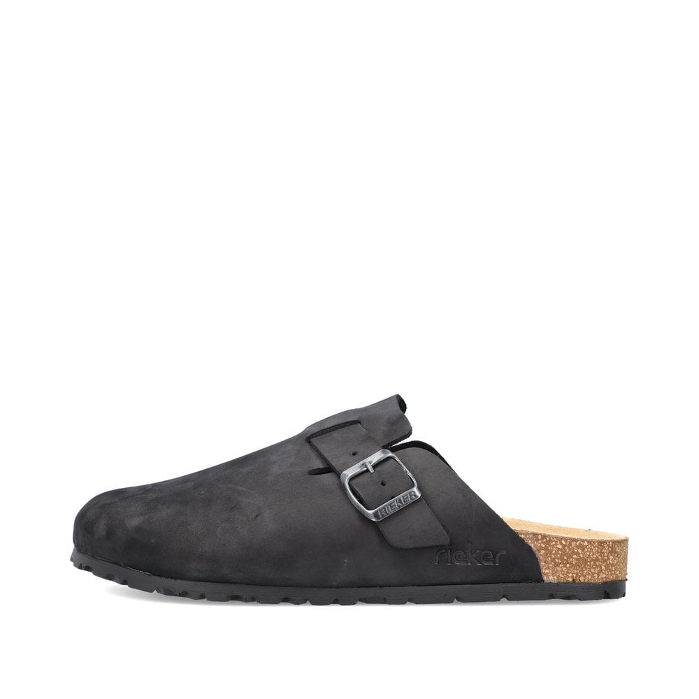 Men's Rieker 22180-00 Slippers Black | USA-980140