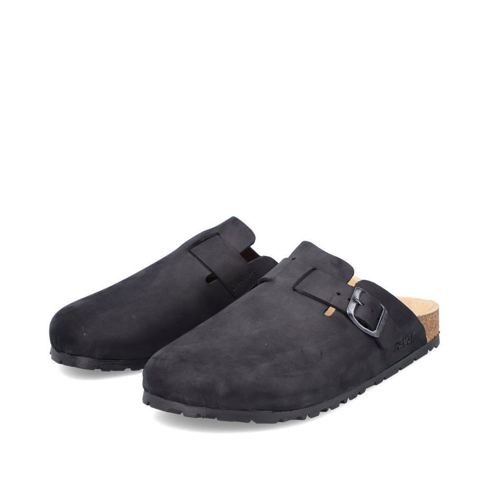 Men's Rieker 22180-00 Slippers Black | USA-980140