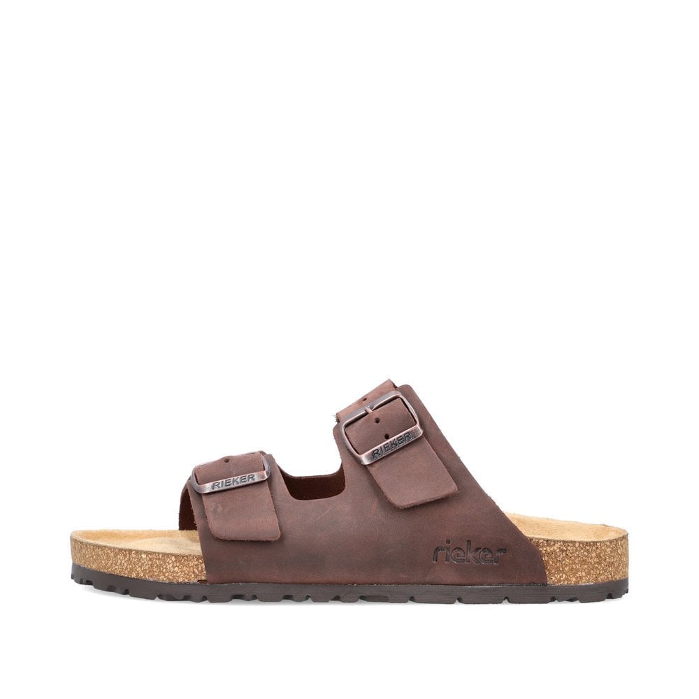 Men's Rieker 22190-25 Slippers Brown | USA-891025