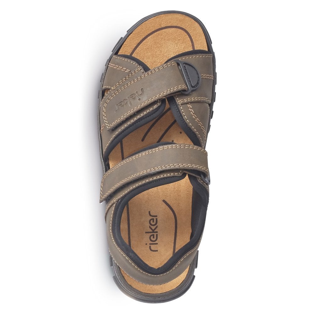 Men's Rieker 25051-27 Walking Sandals Brown | USA-266104