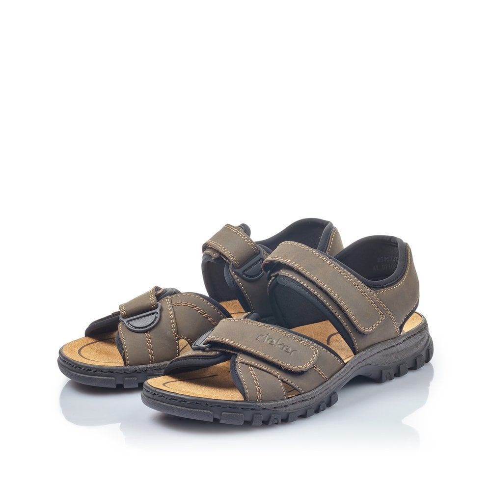 Men's Rieker 25051-27 Walking Sandals Brown | USA-266104