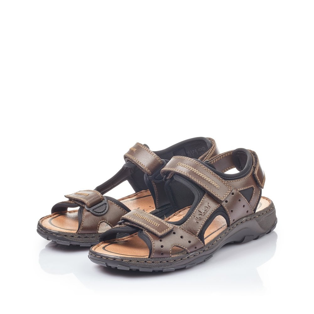 Men's Rieker 26061-25 Walking Sandals Brown | USA-824134