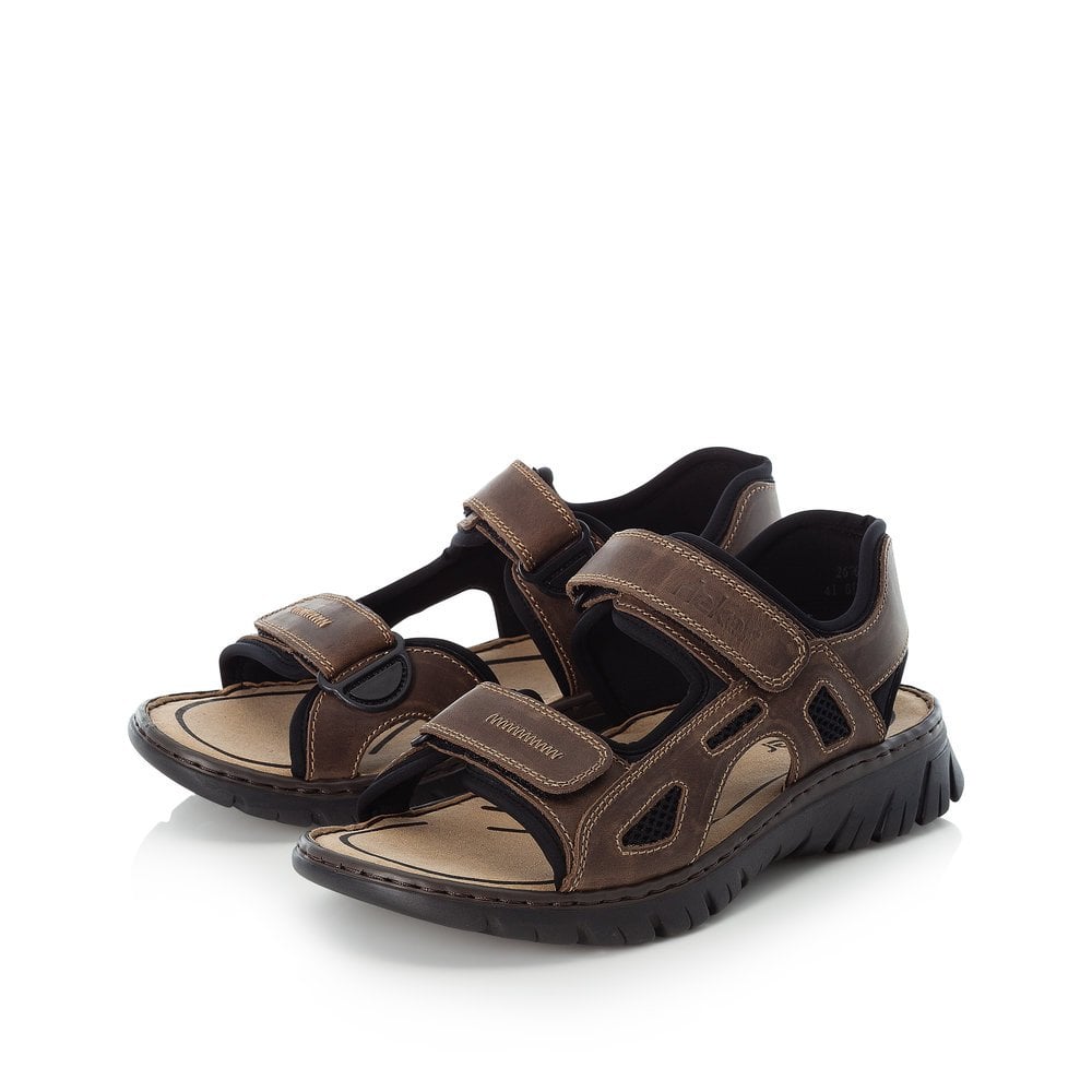 Men's Rieker 26761-26 Walking Sandals Brown | USA-404145