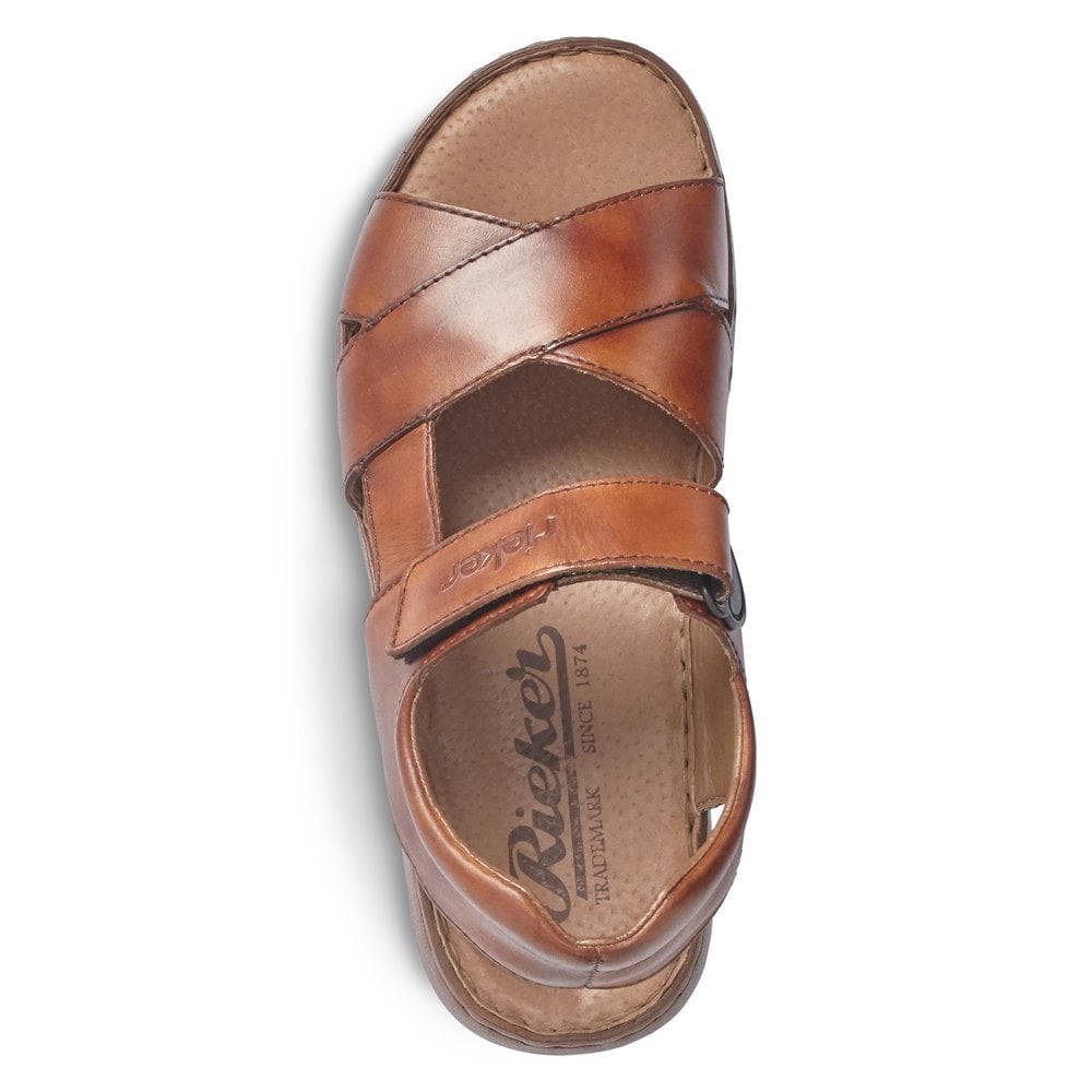 Men's Rieker 28963-24 Walking Sandals Brown | USA-320428