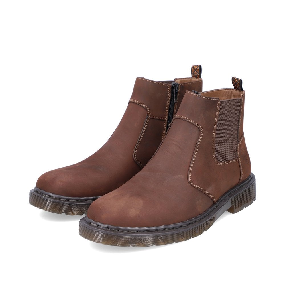 Men's Rieker 31650-23 Chelsea Boots Brown | USA-311893