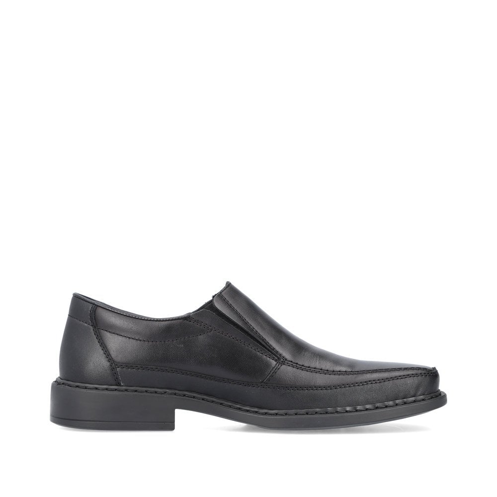 Men's Rieker B0873-00 Slip On Shoes Black | USA-358890