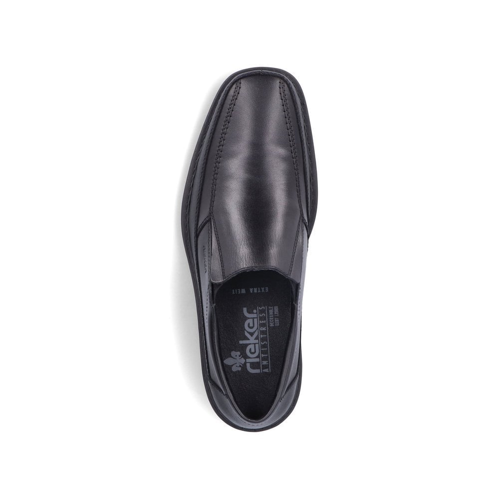 Men's Rieker B0873-00 Slip On Shoes Black | USA-358890