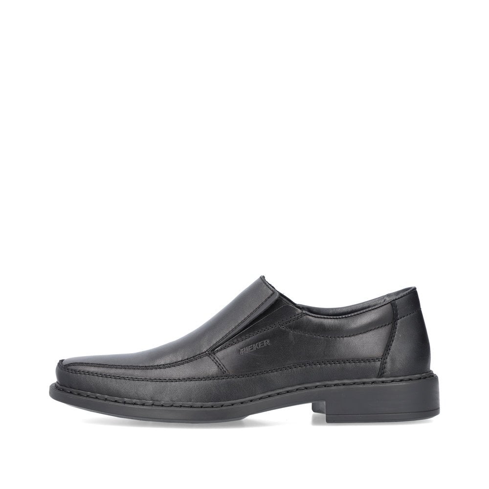 Men's Rieker B0873-00 Slip On Shoes Black | USA-358890