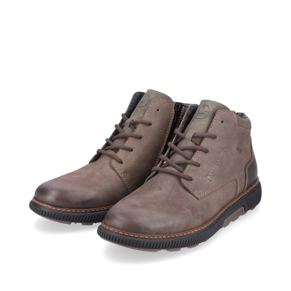 Men's Rieker B3308-25 Ankle Boots Brown | USA-319746