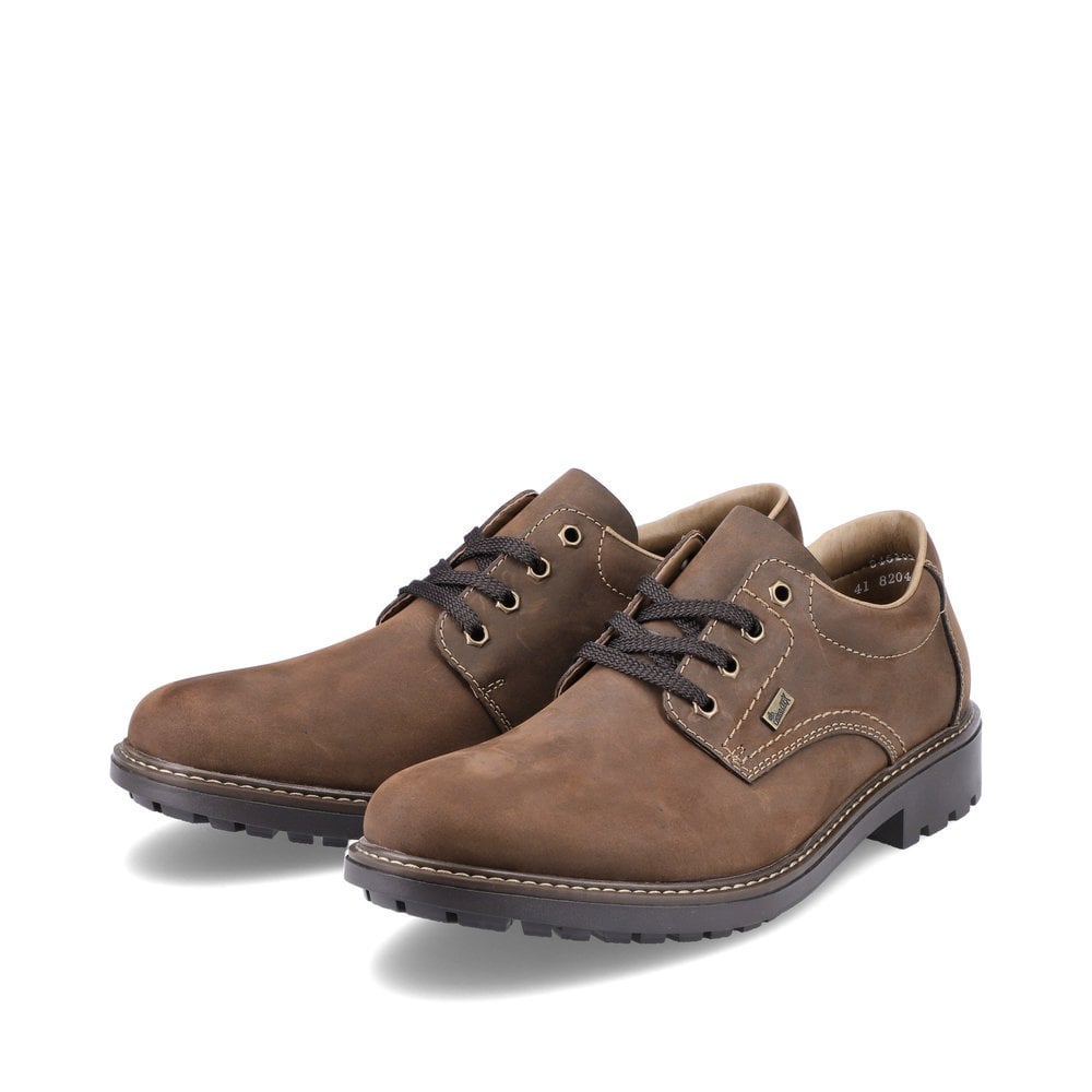 Men's Rieker B4610-22 Lace Up Shoes Brown | USA-778849