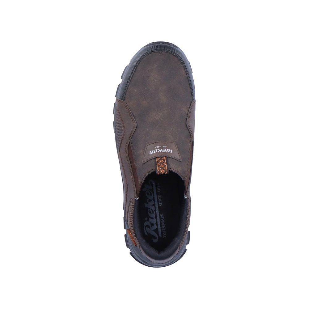 Men's Rieker B6850-25 Slip On Shoes Brown | USA-978689