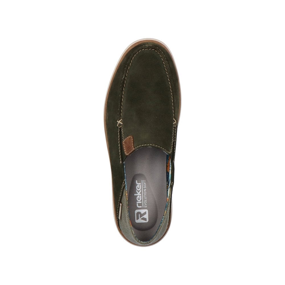 Men's Rieker R-Evolution U0600-54 Slip On Shoes Green | USA-285113