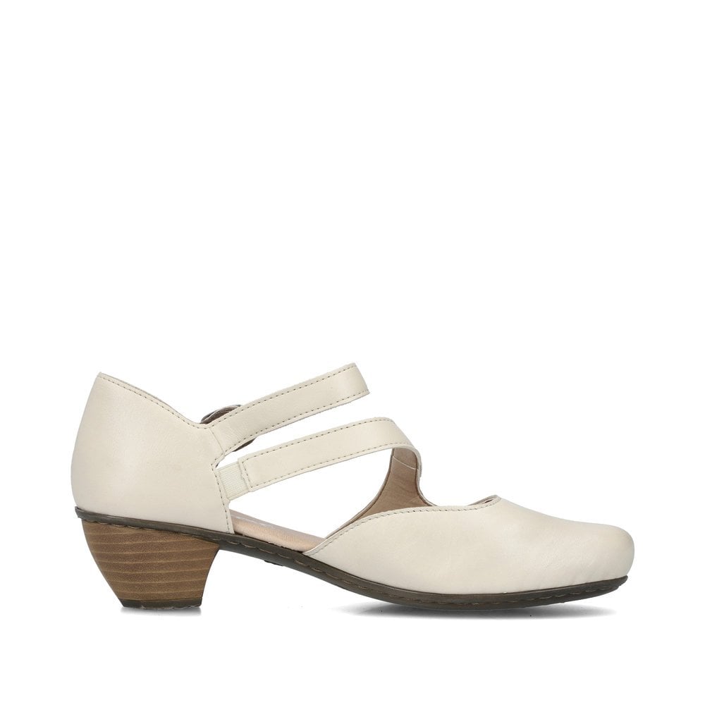 Women's Rieker 41780-80 Mary Jane Shoes White | USA-060331