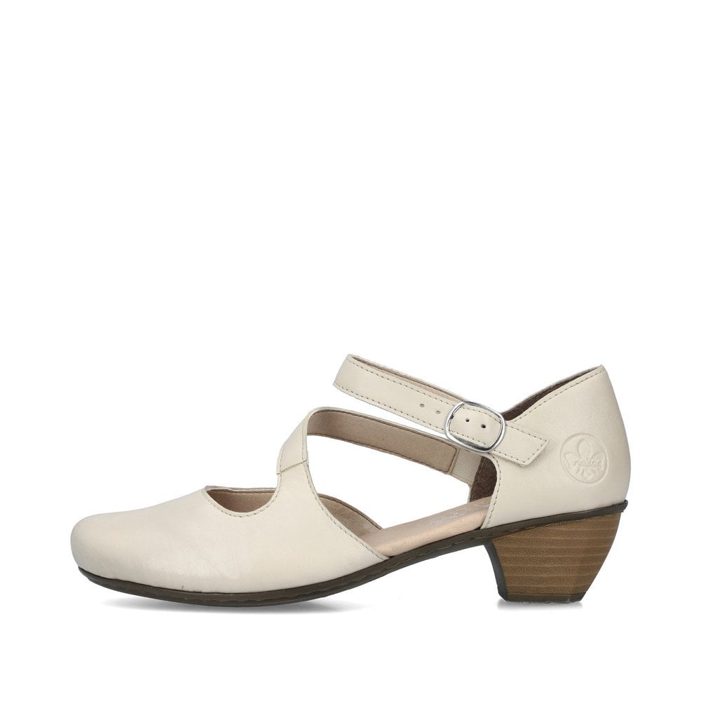 Women's Rieker 41780-80 Mary Jane Shoes White | USA-060331