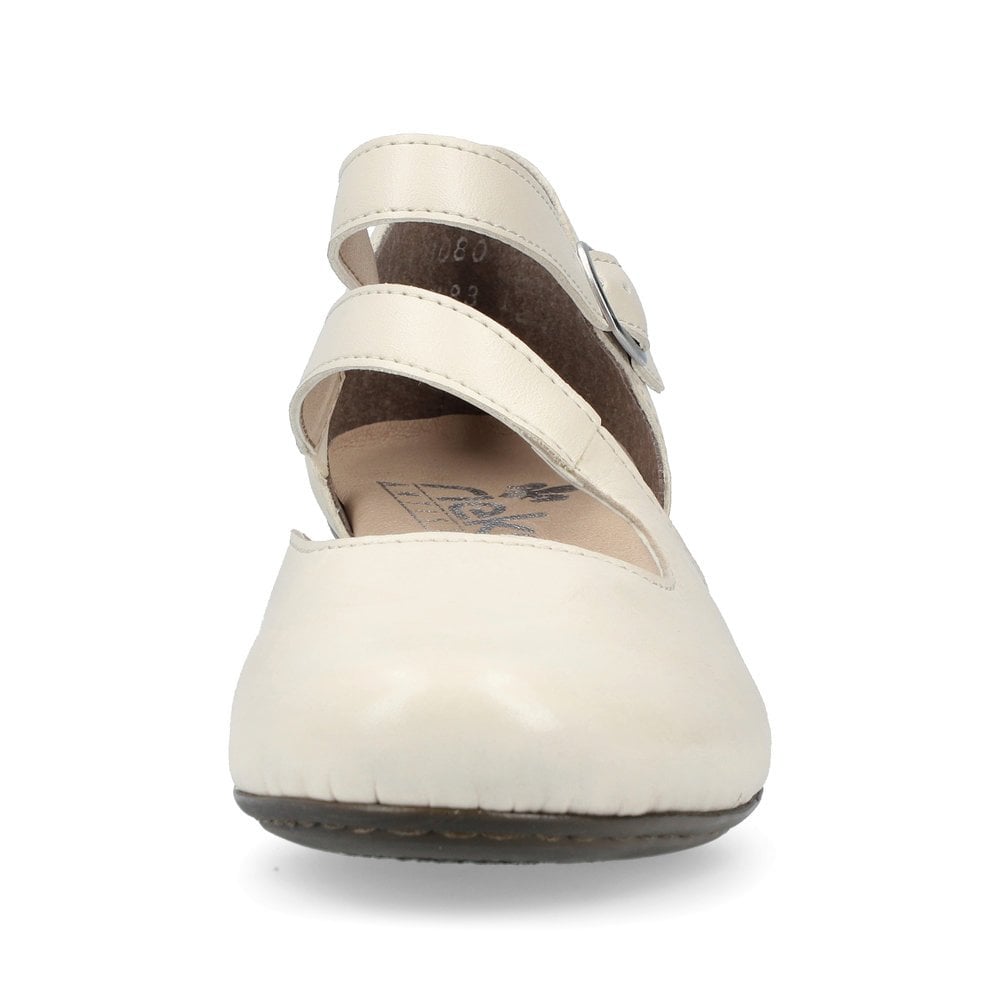 Women's Rieker 41780-80 Mary Jane Shoes White | USA-060331