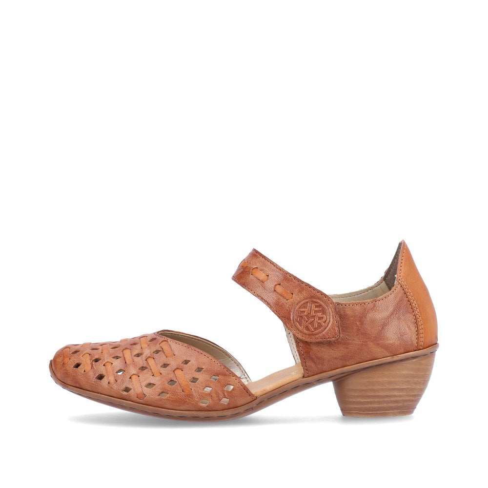 Women's Rieker 43770-22 Mary Jane Shoes Brown | USA-251917