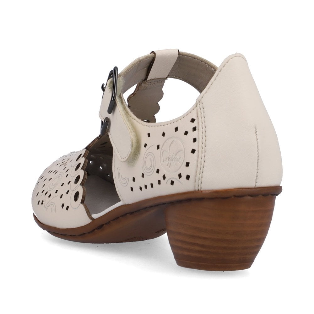 Women's Rieker 43796-60 Mary Jane Shoes Beige | USA-733120