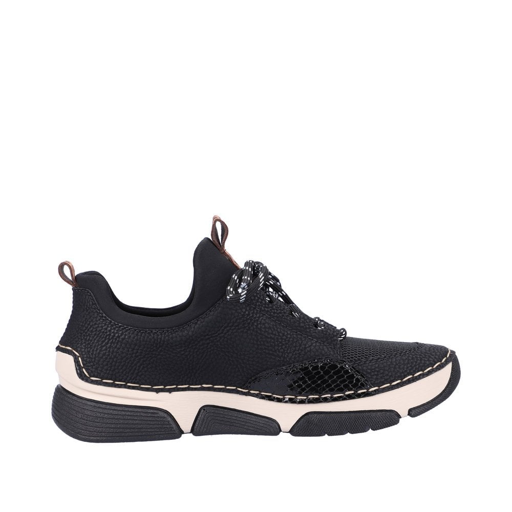 Women's Rieker 45913-00 Sneakers Black | USA-007120