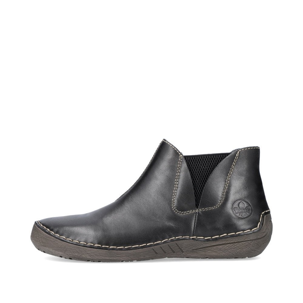 Women's Rieker 52553-00 Chelsea Boots Black | USA-797794