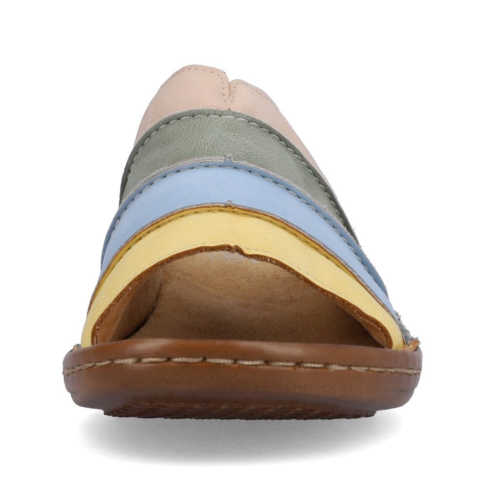 Women's Rieker 60873-90 Slippers Multicolor | USA-328077