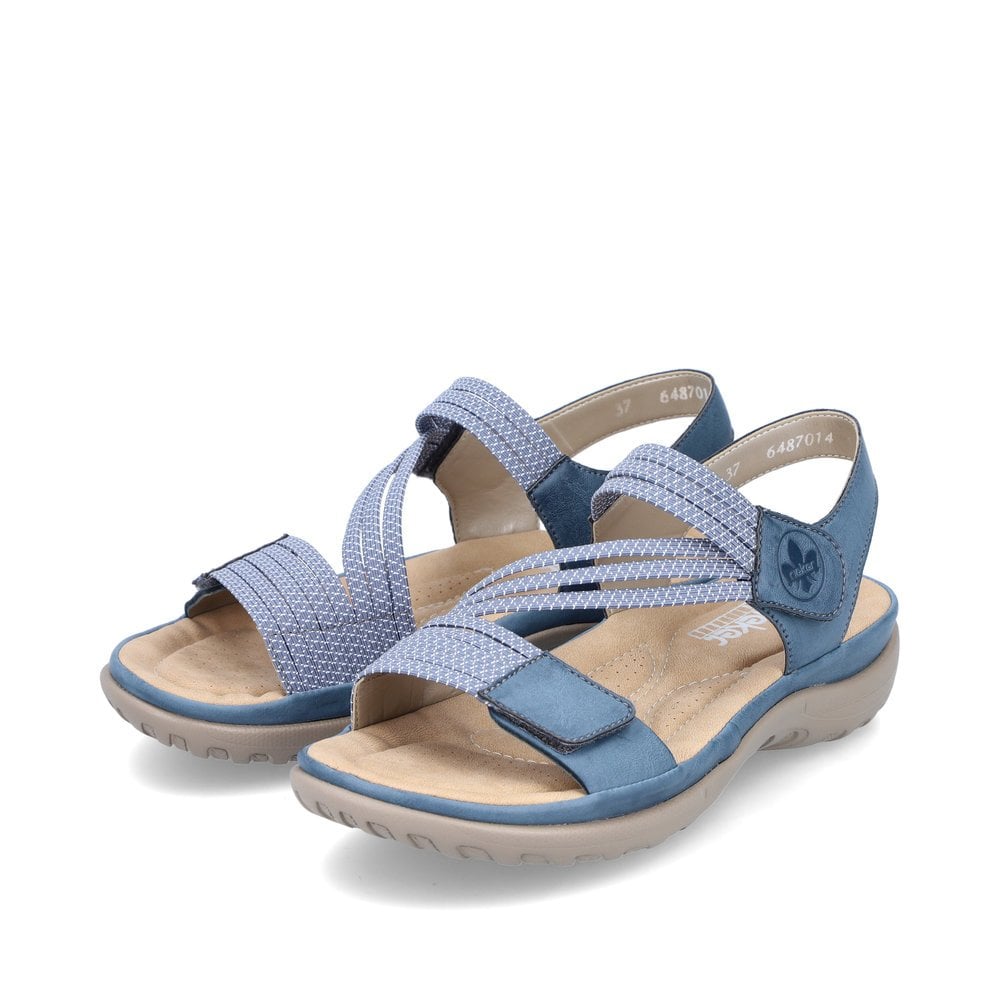 Women's Rieker 64870-14 Walking Sandals Blue | USA-625464