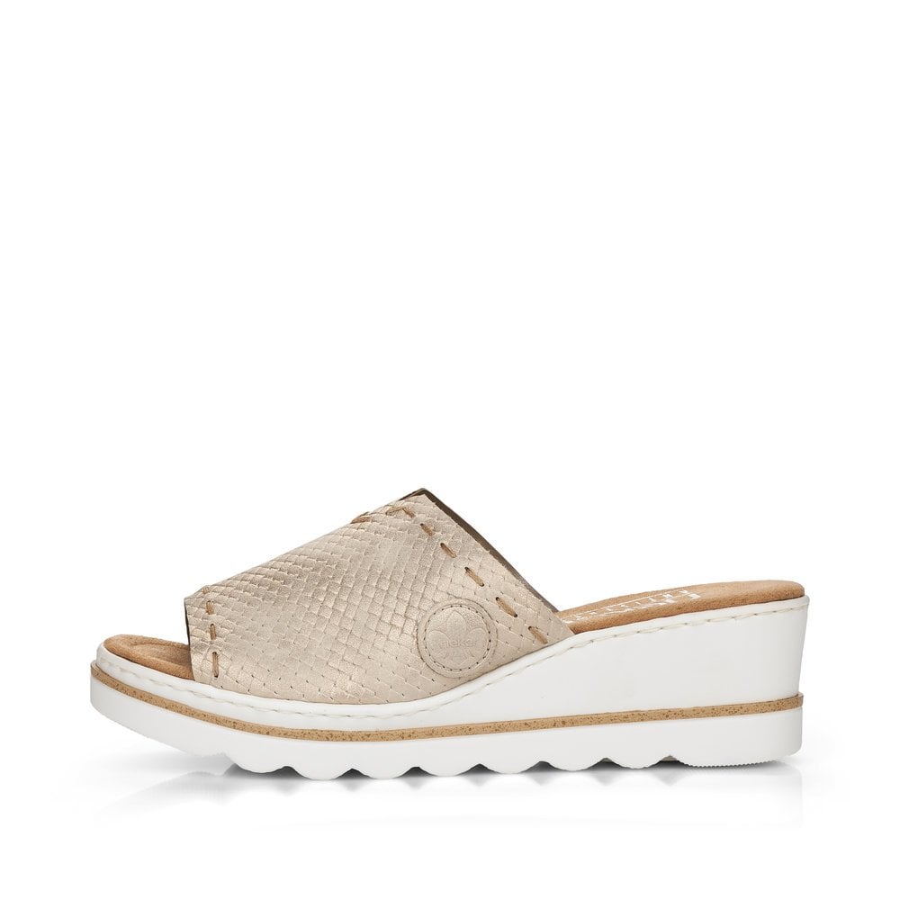 Women's Rieker 67494-60 Slippers Beige | USA-260207