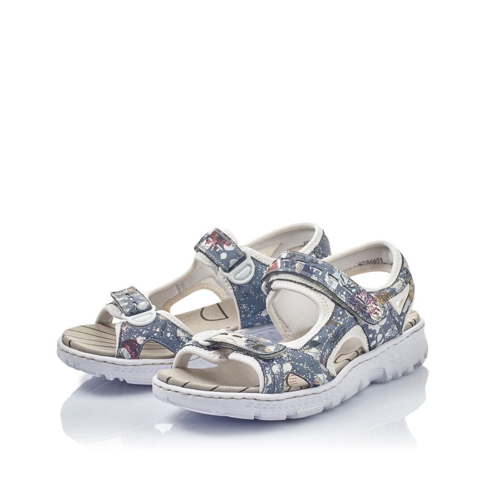 Women's Rieker 67866-91 Walking Sandals Multicolor | USA-486489