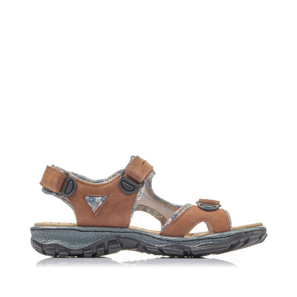 Women's Rieker 68872-25 Walking Sandals Brown | USA-860056