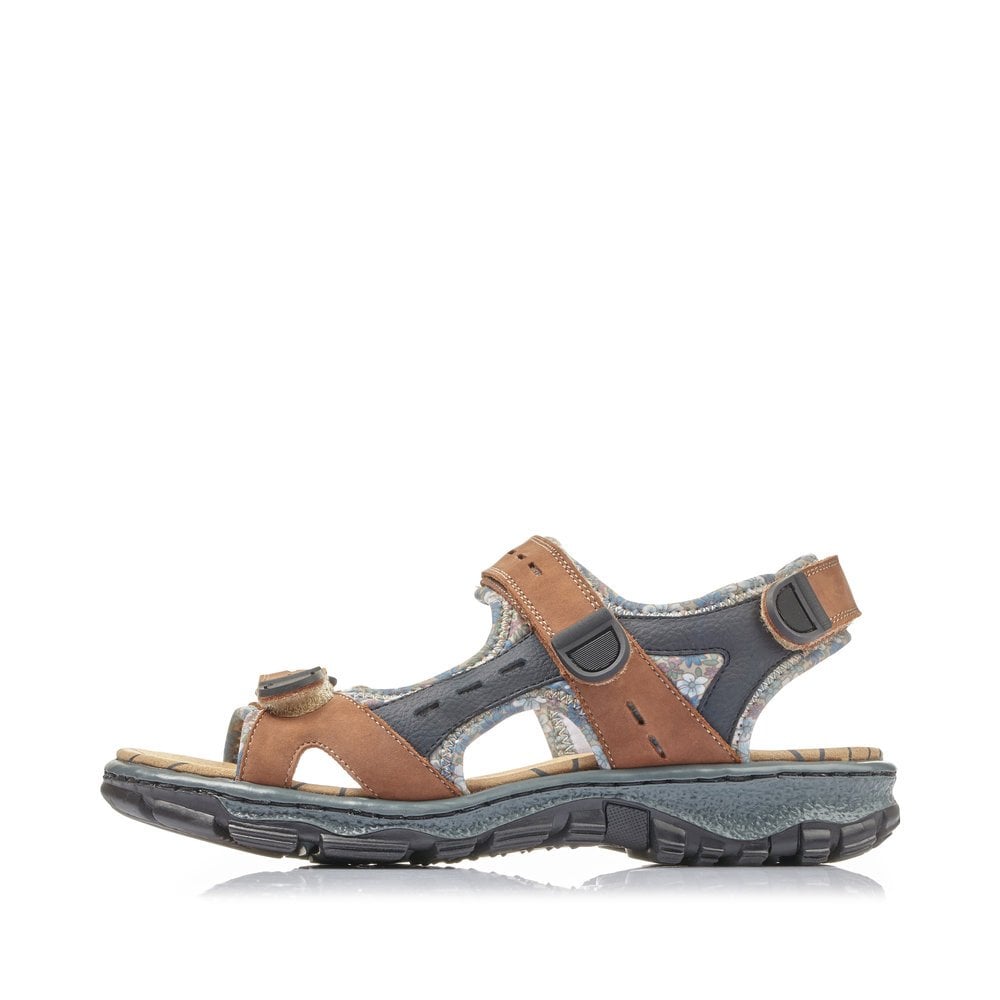 Women's Rieker 68872-25 Walking Sandals Brown | USA-860056