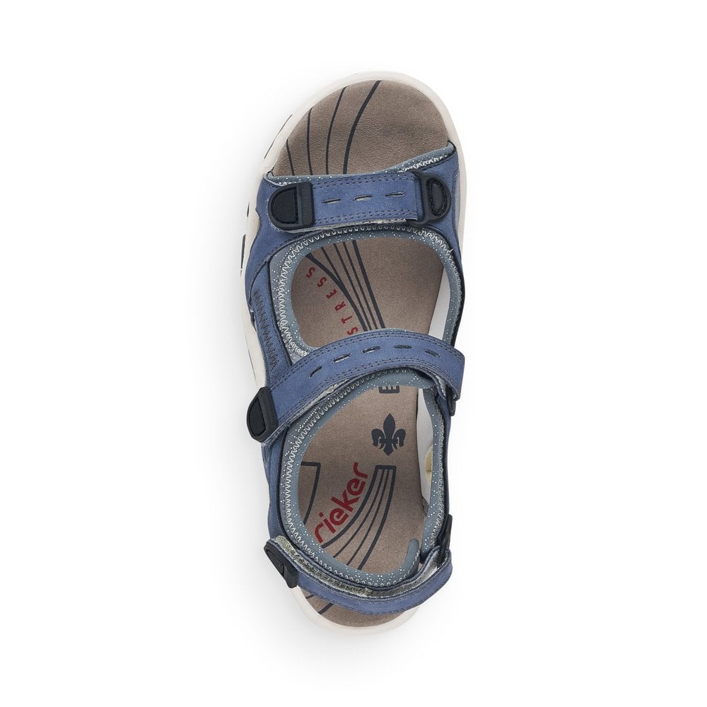 Women's Rieker 68874-14 Walking Sandals Blue | USA-381800