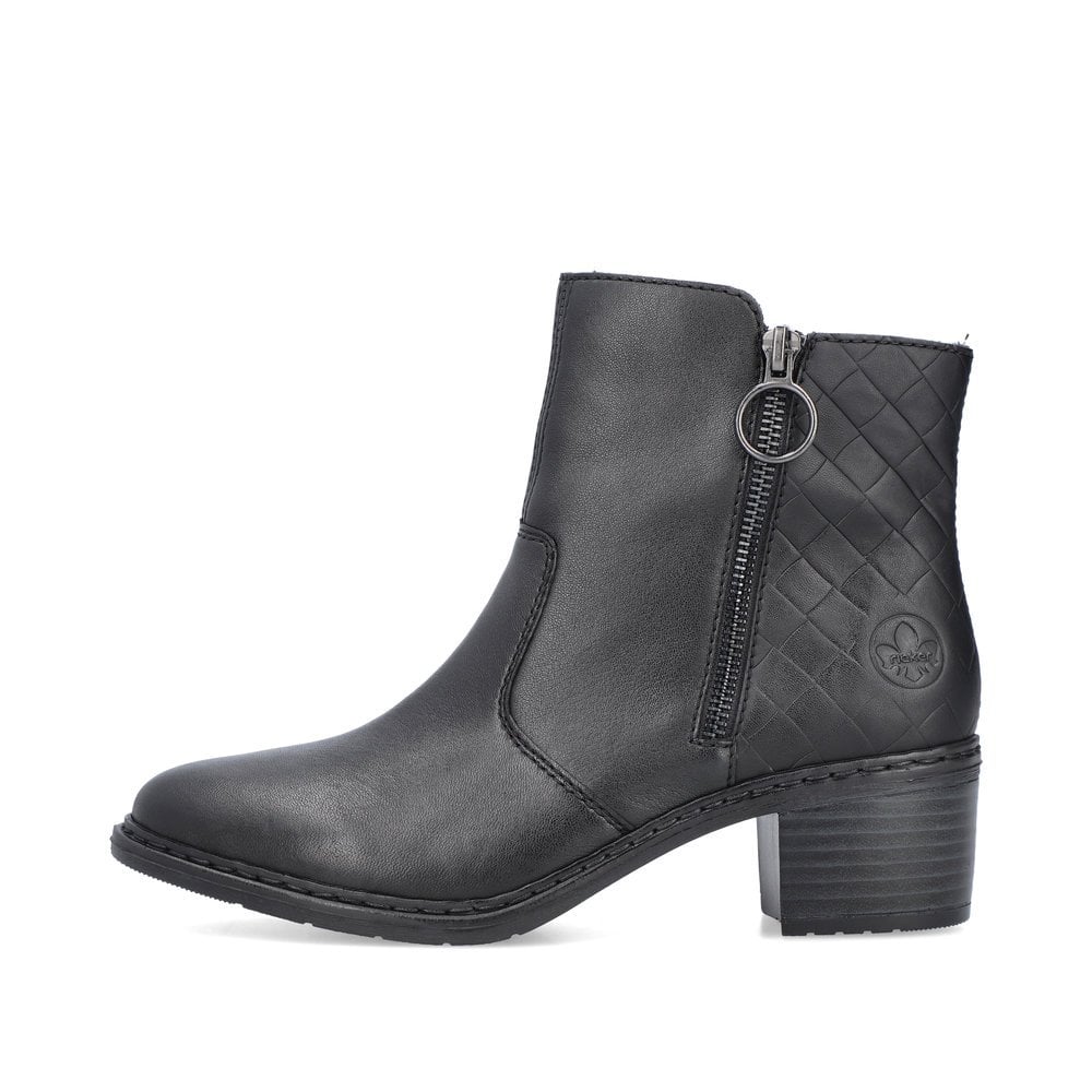 Women's Rieker 70150-00 Ankle Boots Black | USA-509060