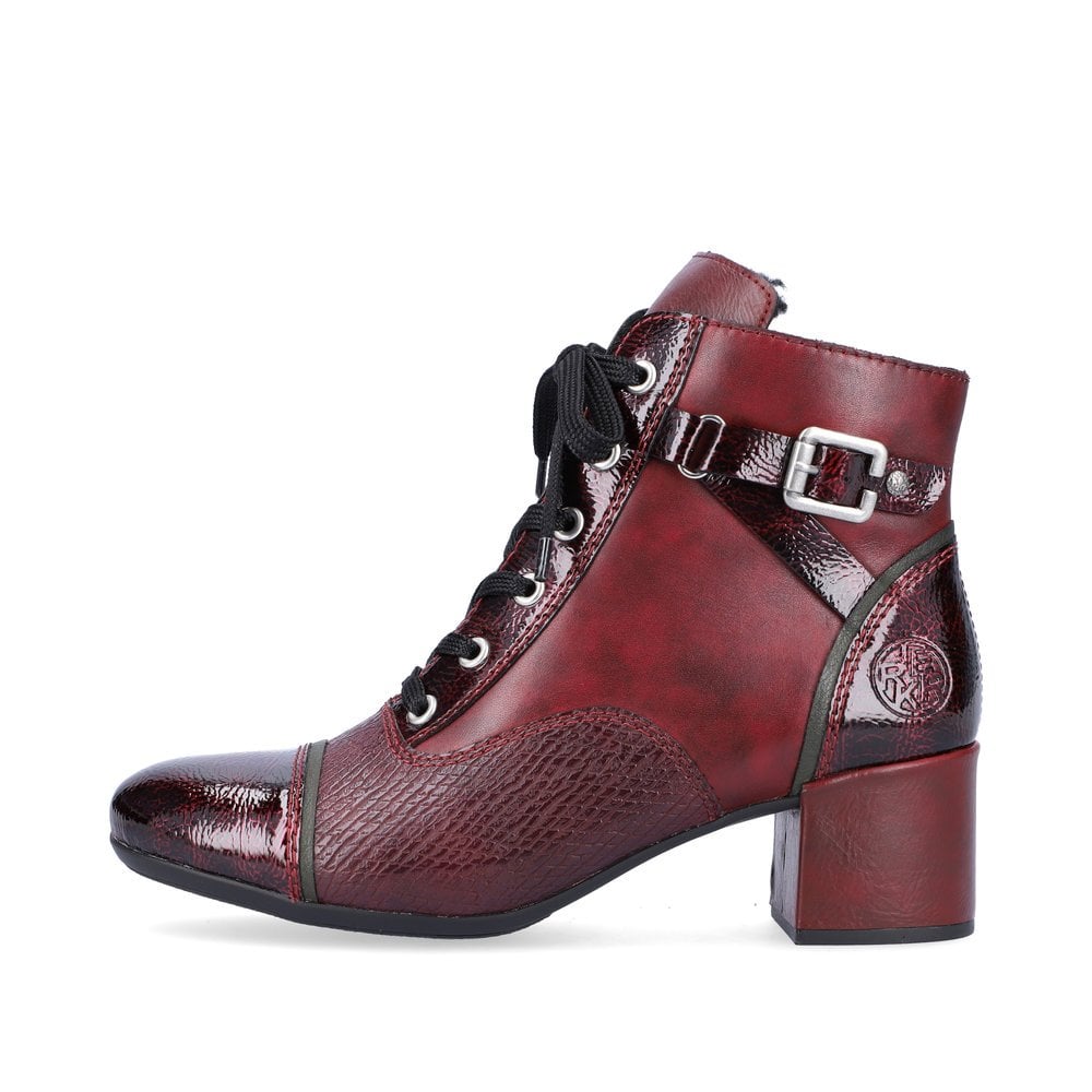 Women's Rieker 70201-35 Ankle Boots Red | USA-541234