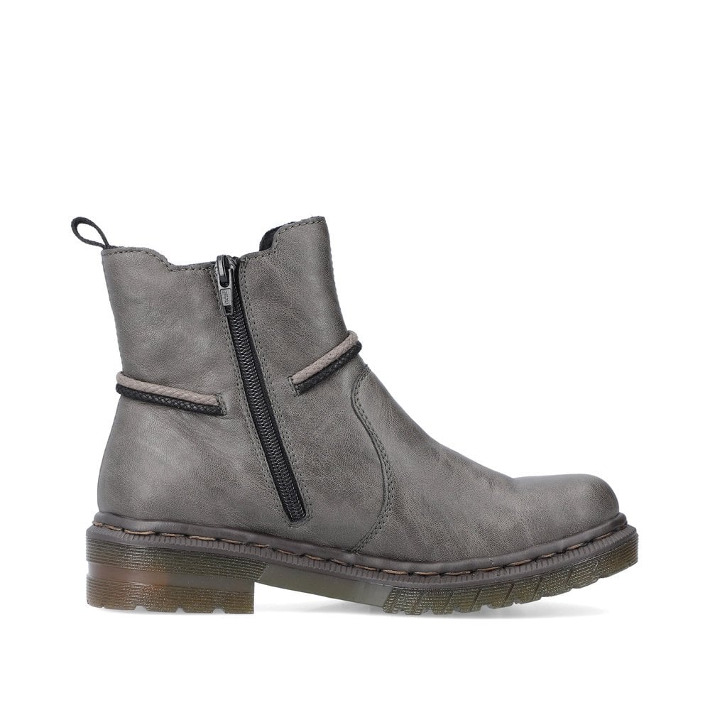 Women's Rieker 78272-45 Chelsea Boots Grey | USA-405281