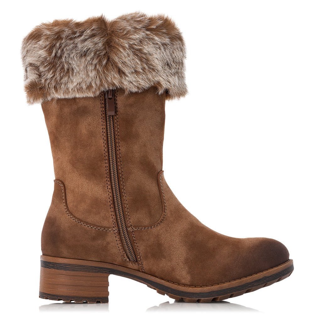 Women's Rieker 96854-24 Winter Boots Brown | USA-978264