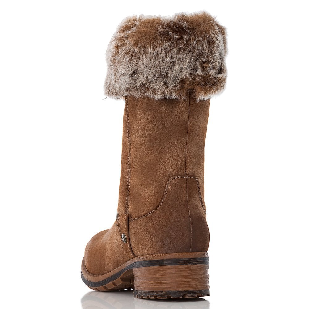 Women's Rieker 96854-24 Winter Boots Brown | USA-978264