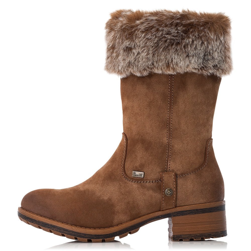 Women's Rieker 96854-24 Winter Boots Brown | USA-978264