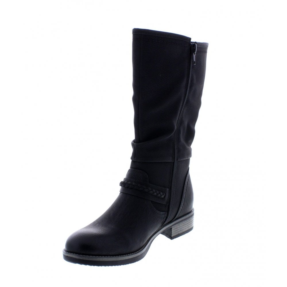 Women's Rieker 98860-00 Winter Boots Black | USA-536877