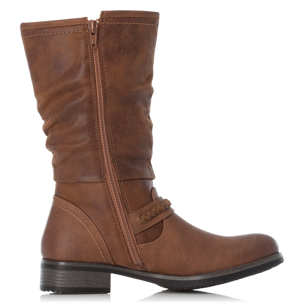 Women's Rieker 98860-22 Winter Boots Brown | USA-044823