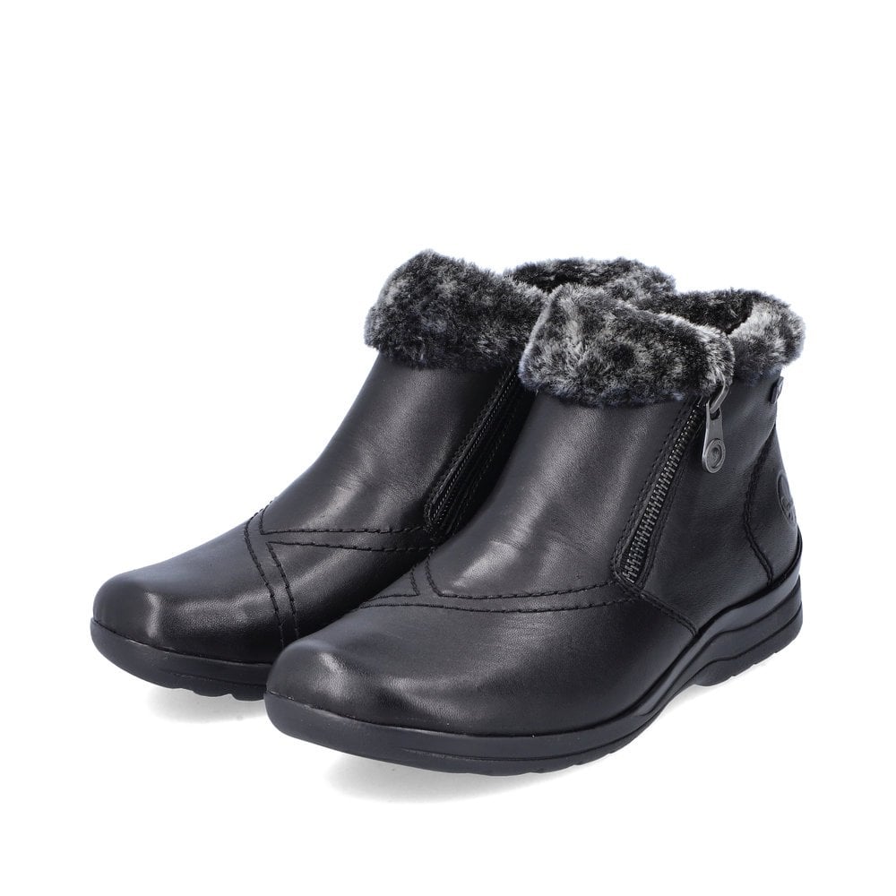 Women's Rieker L1868-00 Ankle Boots Black | USA-597532