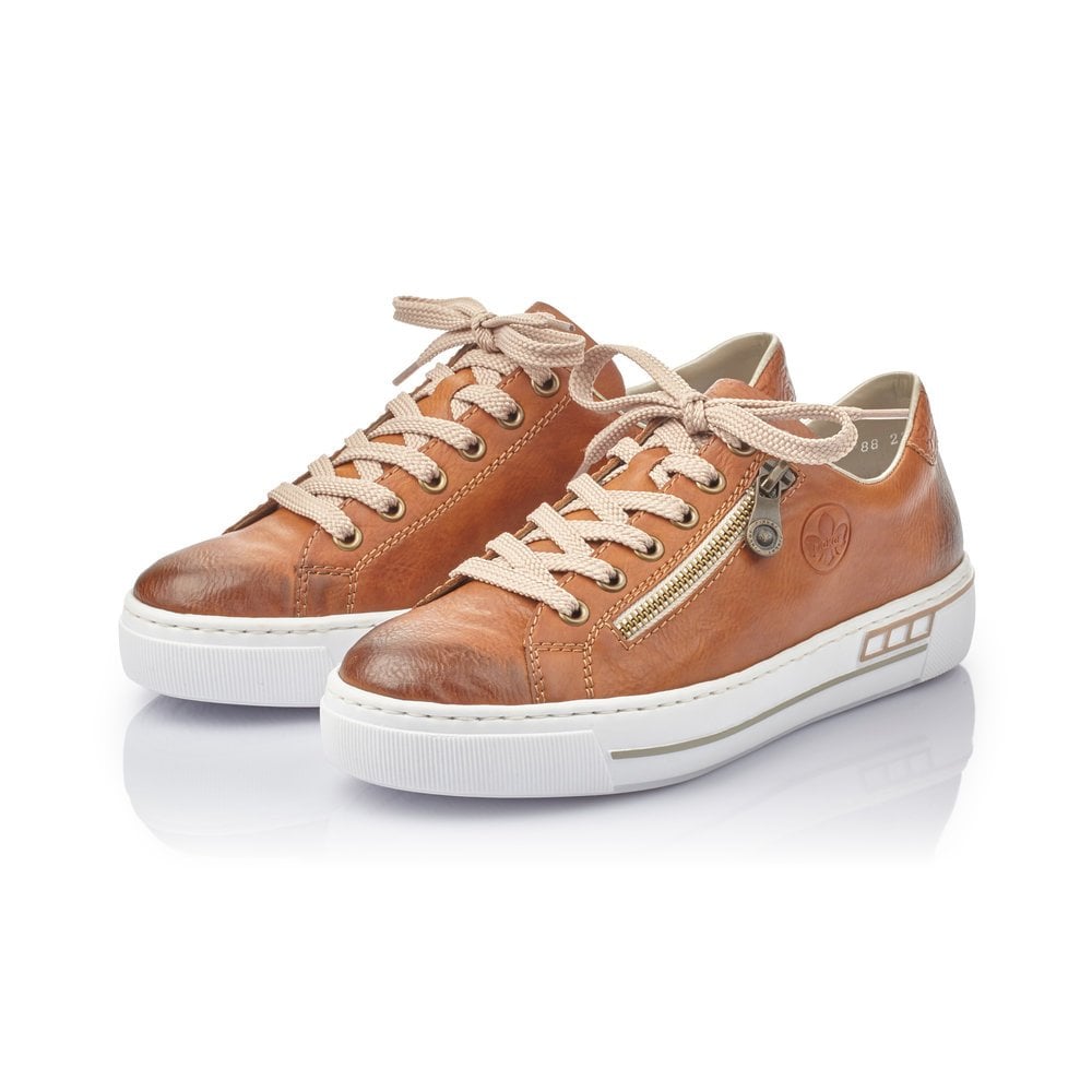 Women's Rieker L88C2-24 Sneakers Brown | USA-783344