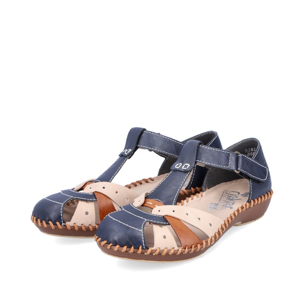 Women's Rieker M1655-14 Walking Sandals Blue | USA-068785