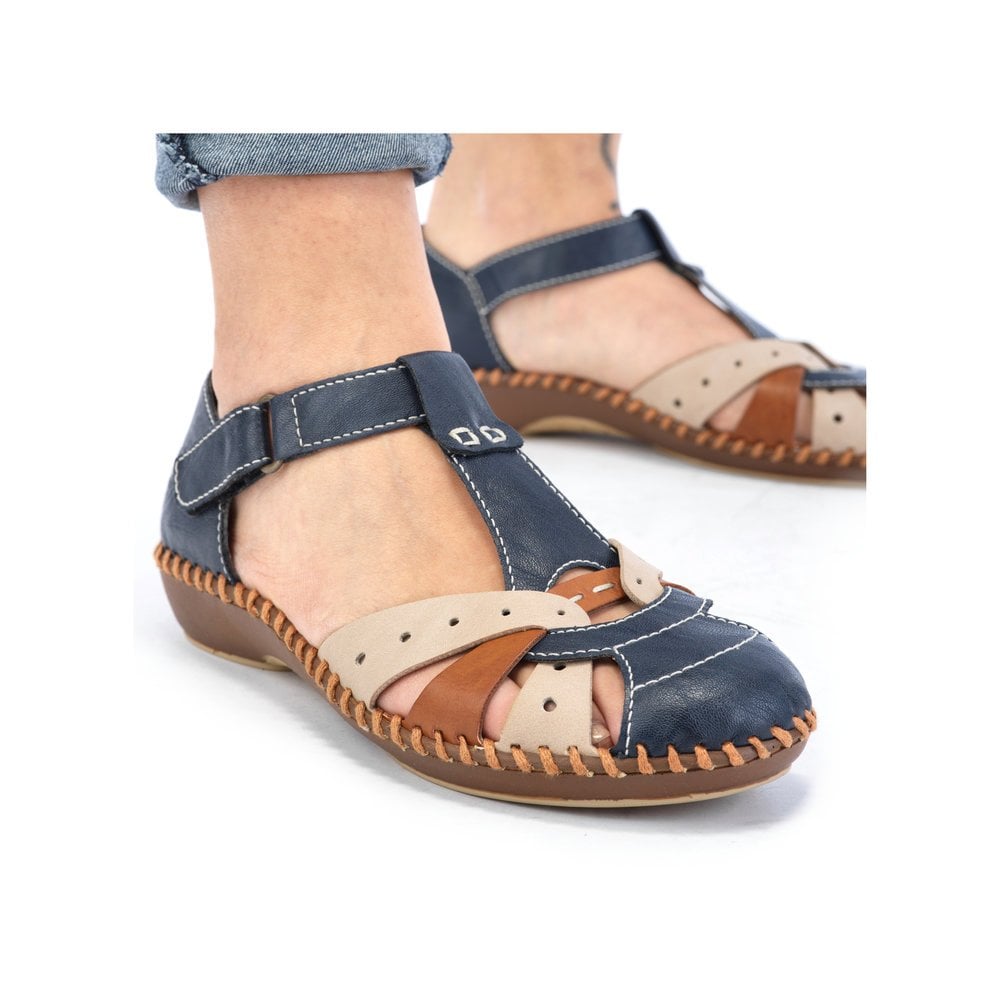 Women's Rieker M1655-14 Walking Sandals Blue | USA-068785