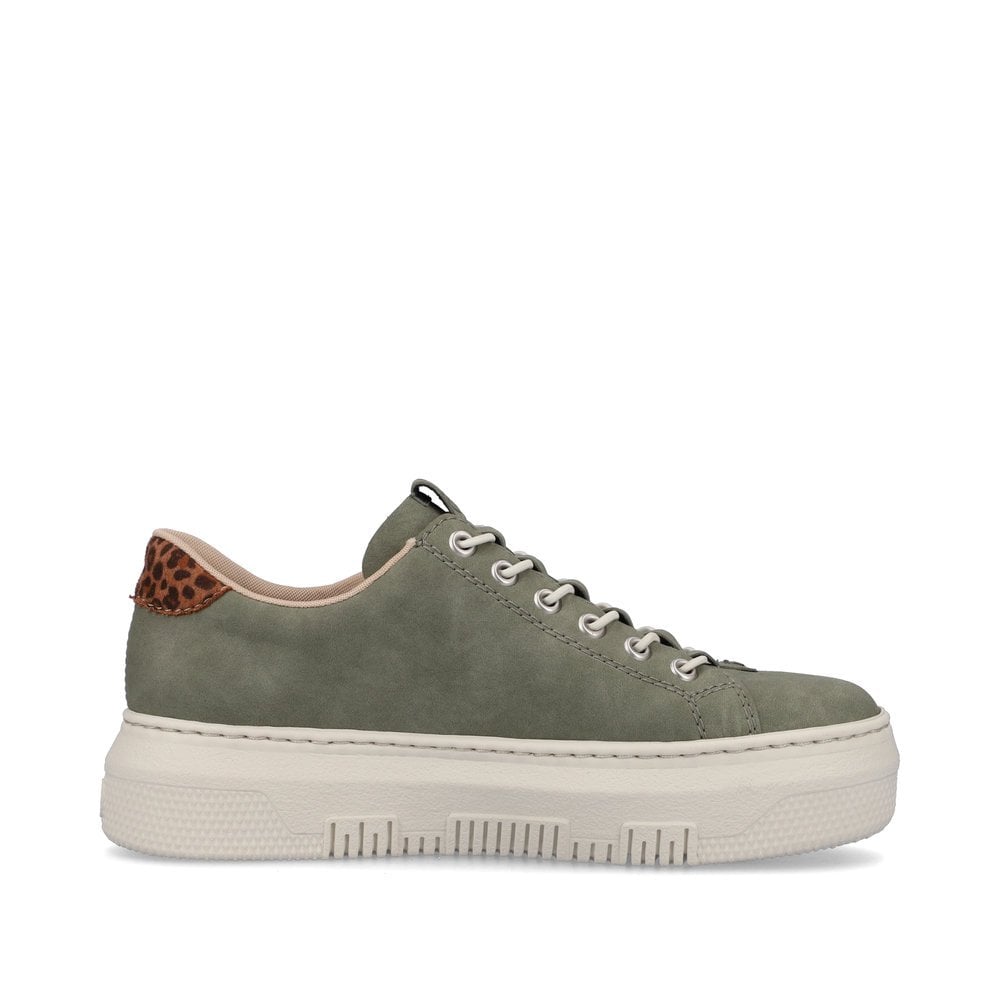 Women's Rieker M1952-52 Sneakers Green | USA-400754