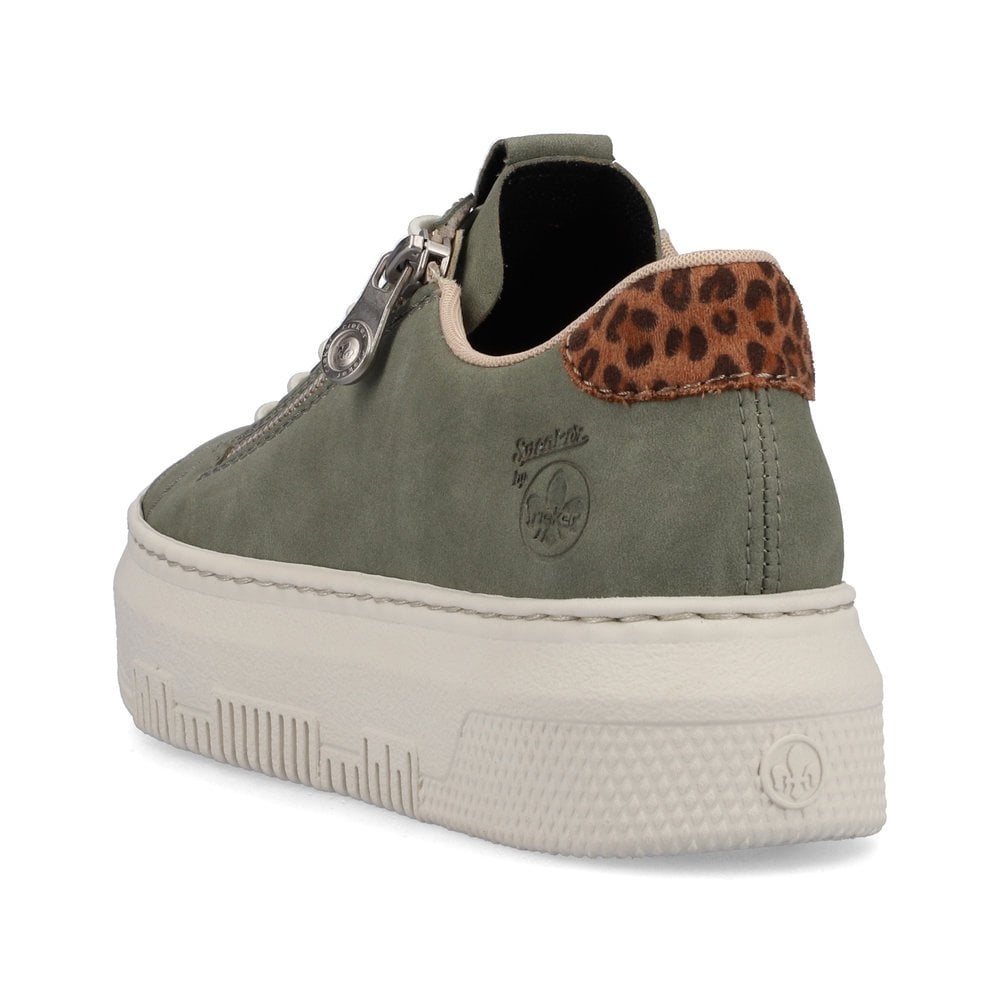 Women's Rieker M1952-52 Sneakers Green | USA-400754