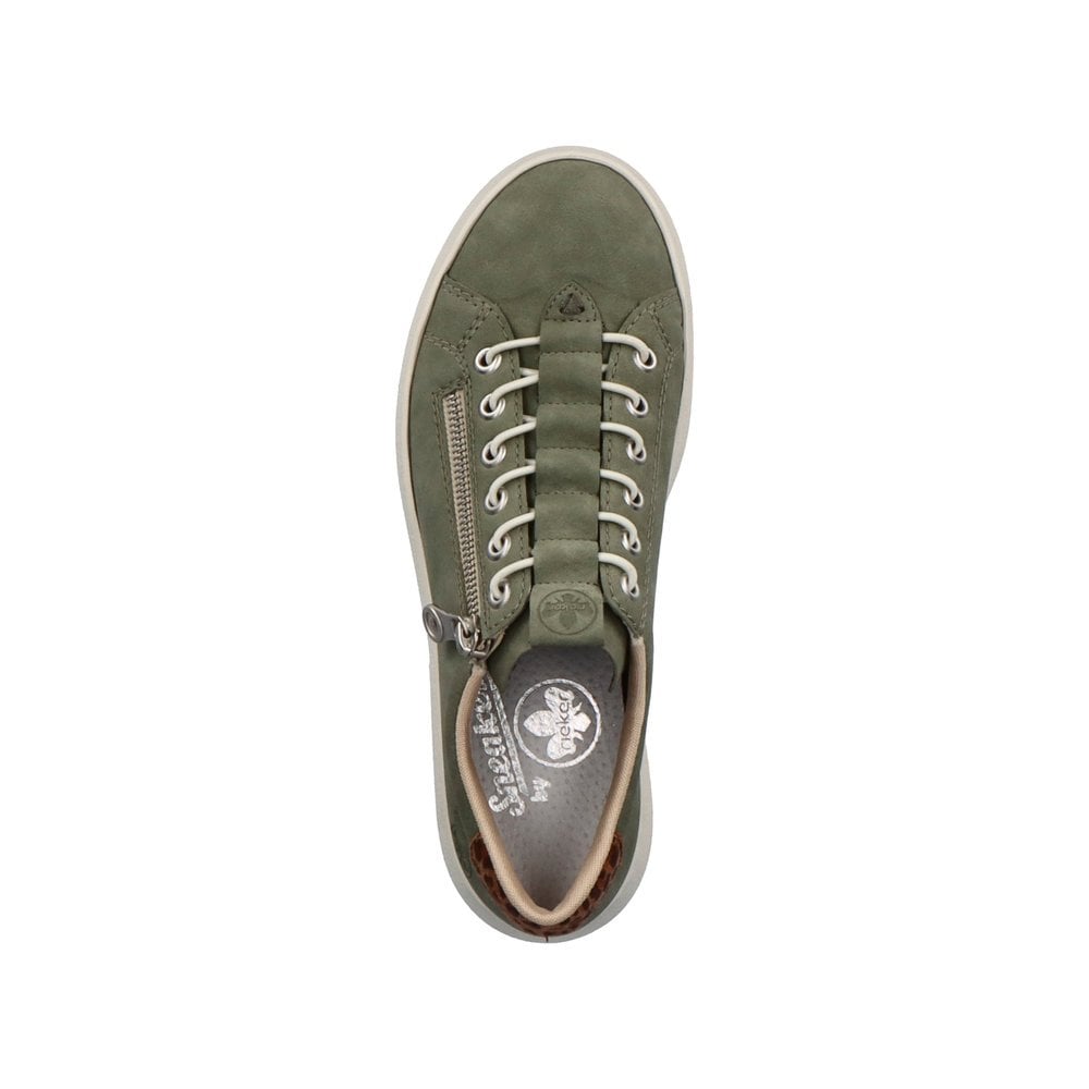 Women's Rieker M1952-52 Sneakers Green | USA-400754